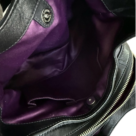 Authentic Coach Maggie Signature Black Designer Handbag with COA! - Picture 9 of 12